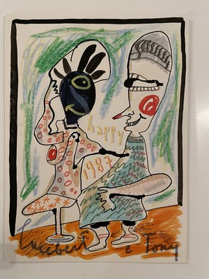 Lucebert - Handingekleurde litho kopen? Bied vanaf 150!