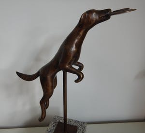 Brons (Onbekend) - Springende hond kopen? Bied vanaf 45!