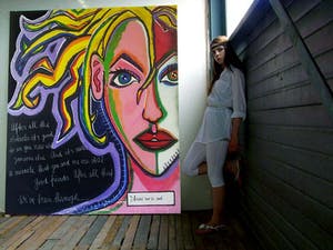 Tommy Raaijmakers - I know we're cool - Bijzonder groot schilderij! kopen? Bied vanaf 585!