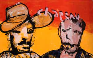 Herman Brood - Grote zeefdruk: Chapeau verkocht voor € 395!