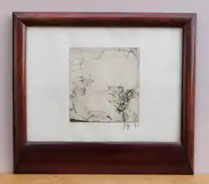 Horst Janssen - "Thomas" / Kopf – nach Hokusai 1971 verkauft für € 155!