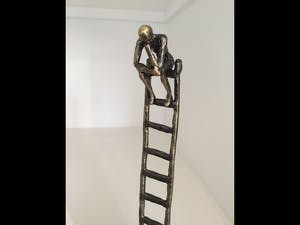 Corry Ammerlaan - Sculptuur “ De denkende mens “ kopen? Bied vanaf 75!