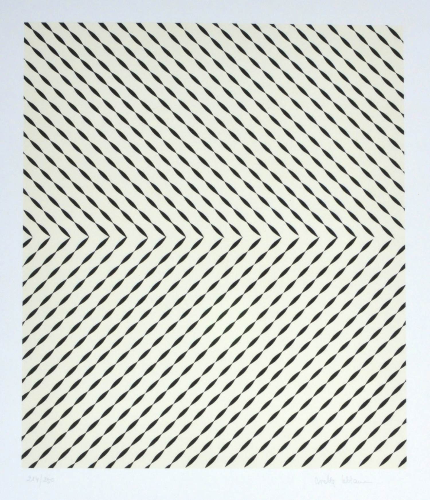 Walter Leblanc - Torsions - Zeefdruk - Gesigneerd - 54x42 cm - 1977 kopen? Bied vanaf 99!