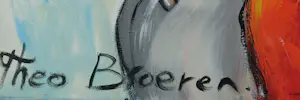 Theo Broeren - Acryl op doek, De proefdagen (Zeer groot) kopen? Bied vanaf 100!