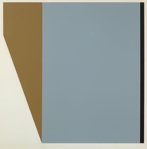 John de Rijke - Zeefdruk, Geometrisch abstract - Ingelijst kopen? Bied vanaf 10!