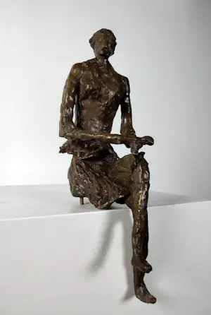 Wil Willemsen - Brons, Zittende dame kopen? Bied vanaf 200!