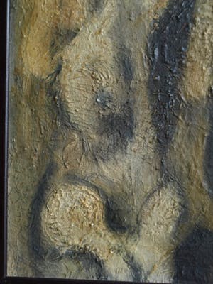 Harry  van der Heyden - Olieverf op jute doek , “Abstracte Naakten” – in originele lijst – 1967 kopen? Bied vanaf 40!