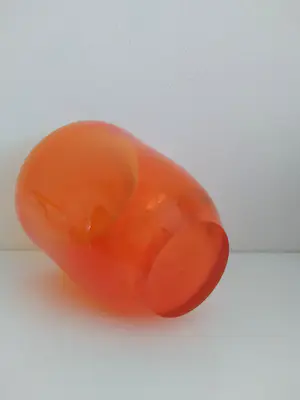 Niet of onleesbaar gesigneerd - Prachtige zware glazen vaas, handgemaakt kopen? Bied vanaf 1!