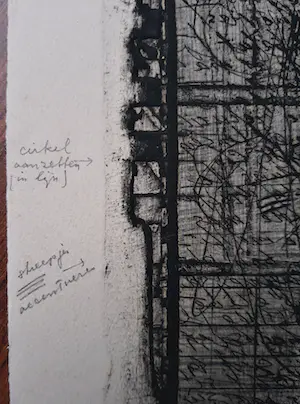 Ko Oosterkerk - Het boek der Psalmen, aquatint ets (4e staat, unica!) kopen? Bied vanaf 50!