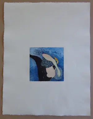 Michel van Overbeeke - LOT VAN 3 STUKS / KLEURETS + GOUDDRUK / 65x50cm / SIG / 1996 kopen? Bied vanaf 50!