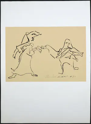 Reinhoud D'Haese - Zeefdruk, Zonder titel kopen? Bied vanaf 1!