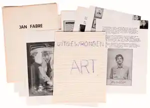 Jan Fabre - Uitgewrongen Art verkauft für € 850!