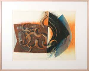 Hans Vredegoor - Ets en aquatint, Double mixte - 6 - Ingelijst verkocht voor € 35!