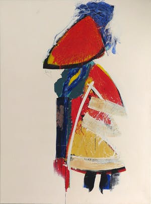 Arty Grimm - Olieverf op doek, Zonder titel - Ingelijst (Zeer groot) kopen? Bied vanaf 750!