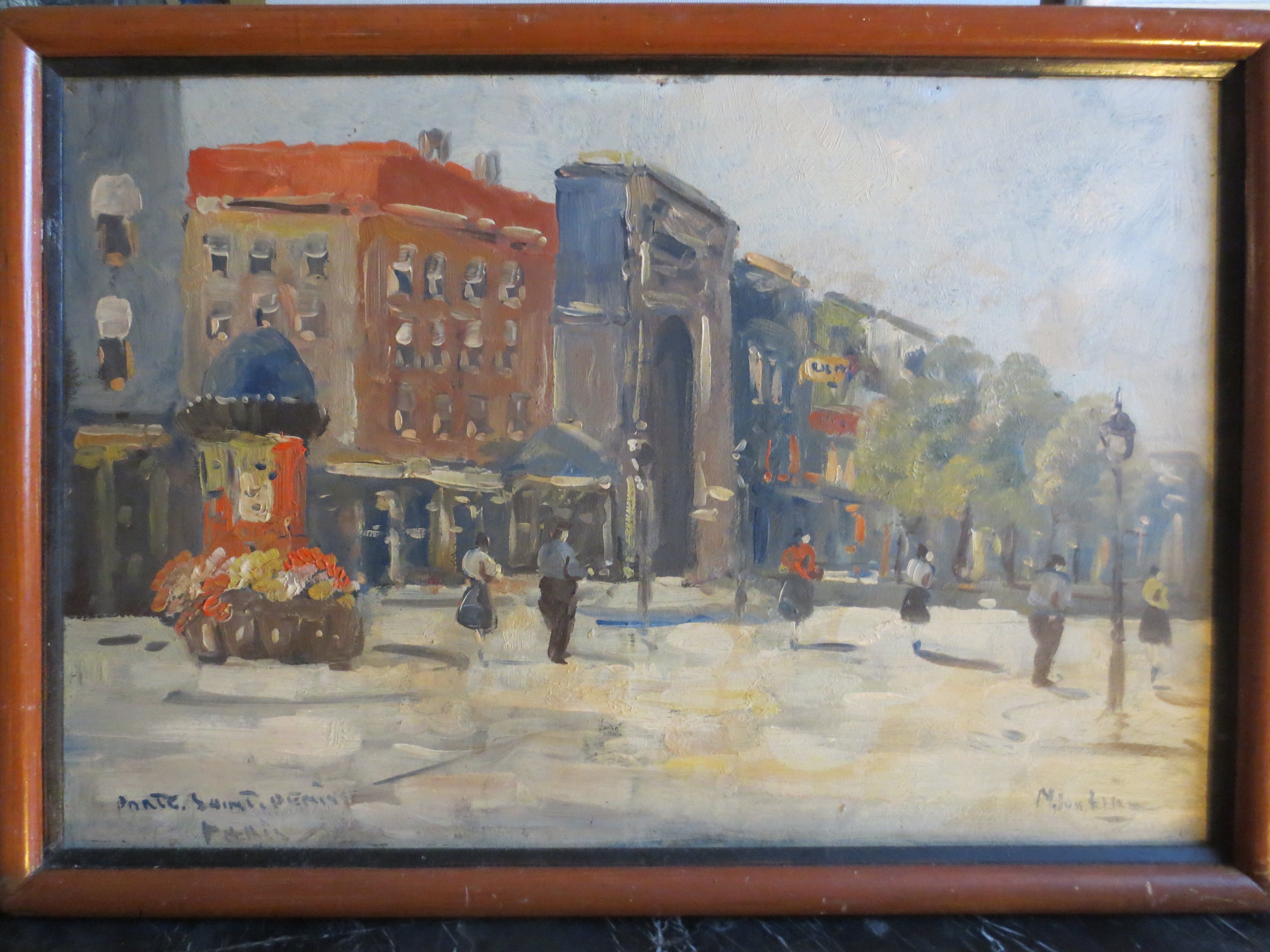 Michel Soutine - Parijs Port Saint Denis. verkocht voor € 75!