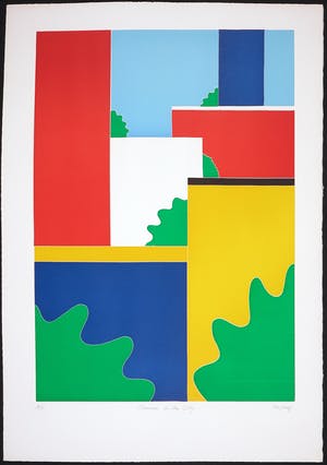 Thom de Jong - Zeefdruk, Summer in the city kopen? Bied vanaf 50!