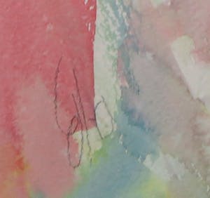 Yehuda Broitman - Aquarel, Zonder titel - Ingelijst kopen? Bied vanaf 1!