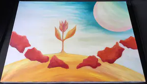 Jaap Zwart - Surrealistische landschap | olieverf op doek kopen? Bied vanaf 1!