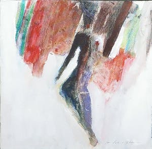 Jan Peter van Opheusden - Acrylverf op linnen, Onzichtbaar, Ingelijst kopen? Bied vanaf 10!