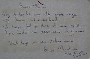 Herman Bieling - Houtsnede: Bloeiende nachtcactus - 1930 + brief Oma (mevrouw)Bieling kopen? Bied vanaf 55!