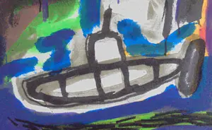 Dodog Soeseno - "Wipping away" Mens met dier.. kopen? Bied vanaf 95!