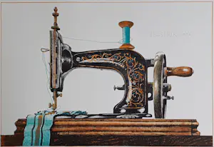 Herman Berserik - Naaimachine - gesigneerde litho kaufen? Bieten Sie von 79!