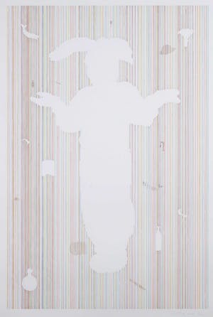 Gerard Koek - Zeefdruk, Zonder titel - Ingelijst kopen? Bied vanaf 35!