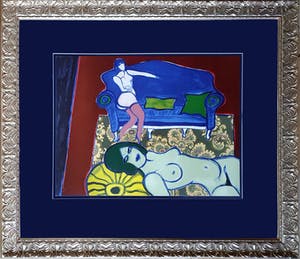 Corneille - ' New York rooms: Divan Blue' - Groot - Nieuw ingelijst kopen? Bied vanaf 735!