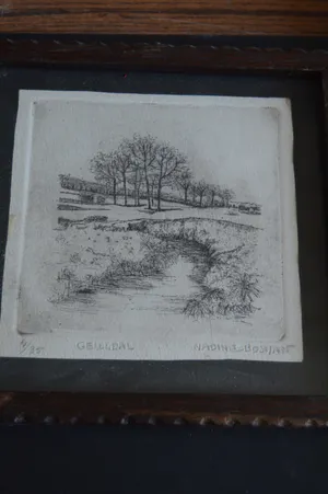 Niet of onleesbaar gesigneerd - 6 fraaie etsen, alle gesigneerd en ingelijst!! kopen? Bied vanaf 1!