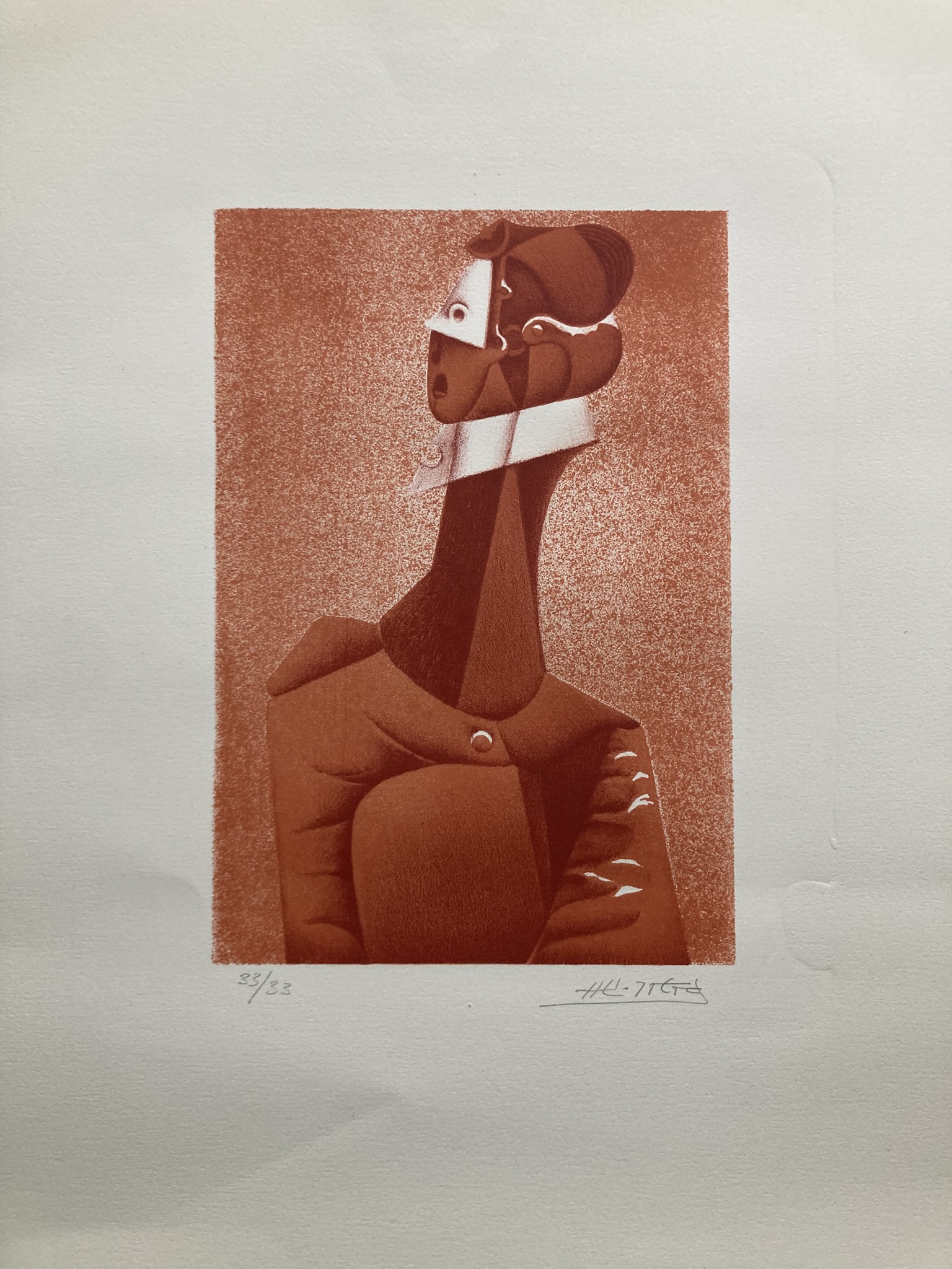 AcheterJose Herrera - Lefteousness (2002) Handgesigneerde kleurlithografie? Enchérissez de 50!