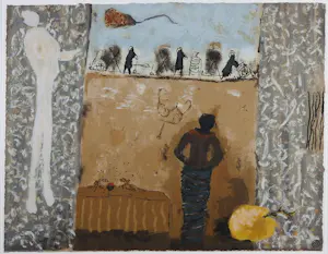 Liesbeth Rahder - Zeefdruk op papier, In the mood for I - Ingelijst kopen? Bied vanaf 35!