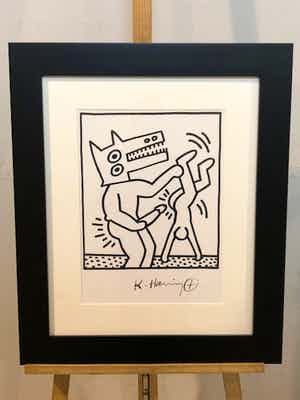 Keith Haring - Lucio Amelio verkocht voor € 1500!
