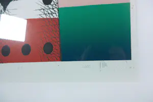 Helmut Böhm - Ets, West East- Ingelijst kopen? Bied vanaf 40!