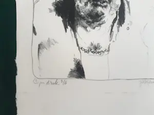 Jan Mensinga - z.t. Figuur met Zweedse kroon kopen? Bied vanaf 35!