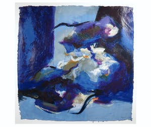 Peter Munnik - Zeefdruk, Z.T. Blauw (Groot) kopen? Bied vanaf 50!