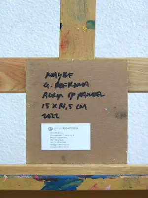 Gerard Boersma - Maybe (Vrouw kijkend naar schilderij van Roy Lichtenstein) kopen? Bied vanaf 75!