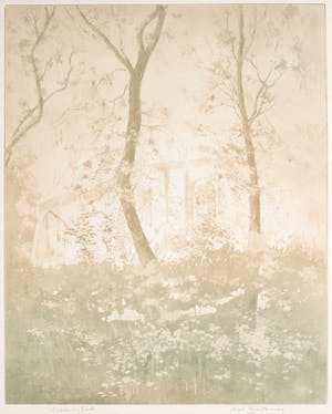 Abe Gerlsma - Ets en aquatint, Westernijkerk kopen? Bied vanaf 60!