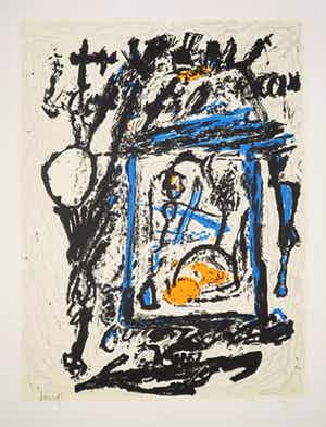 Jacques Doucet - Litho, Croisee familiale II verkocht voor € 50!