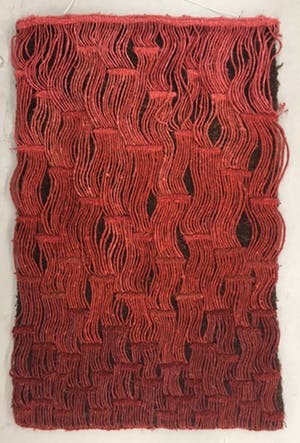 Jet van Daalen-Koers - Weefsel van wol en vlastouw, Zonder titel kopen? Bied vanaf 35!