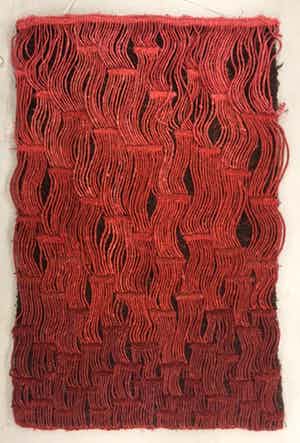 Jet van Daalen-Koers - Weefsel van wol en vlastouw, Zonder titel verkocht voor € 35!