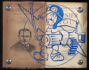 Jan Bollaert - Acryl op kaft van boek, Dernier Amour- Ingelijst kopen? Bied vanaf 100!