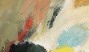 Eugene Brands - Grote pastelkleurige gouache, Landscape - Ingelijst kopen? Bied vanaf 1600!