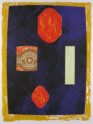 Jelis van Dolderen - Zeefdruk, Montecristo Habana - Ingelijst (Groot) kopen? Bied vanaf 1!