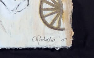 Liesbeth Rahder - Lithografie, Bloemen kopen? Bied vanaf 1!