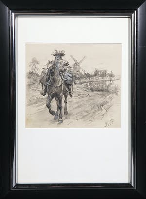 Jan Hoynck van Papendrecht - Inkt op papier, De Ruiteroptocht kopen? Bied vanaf 300!
