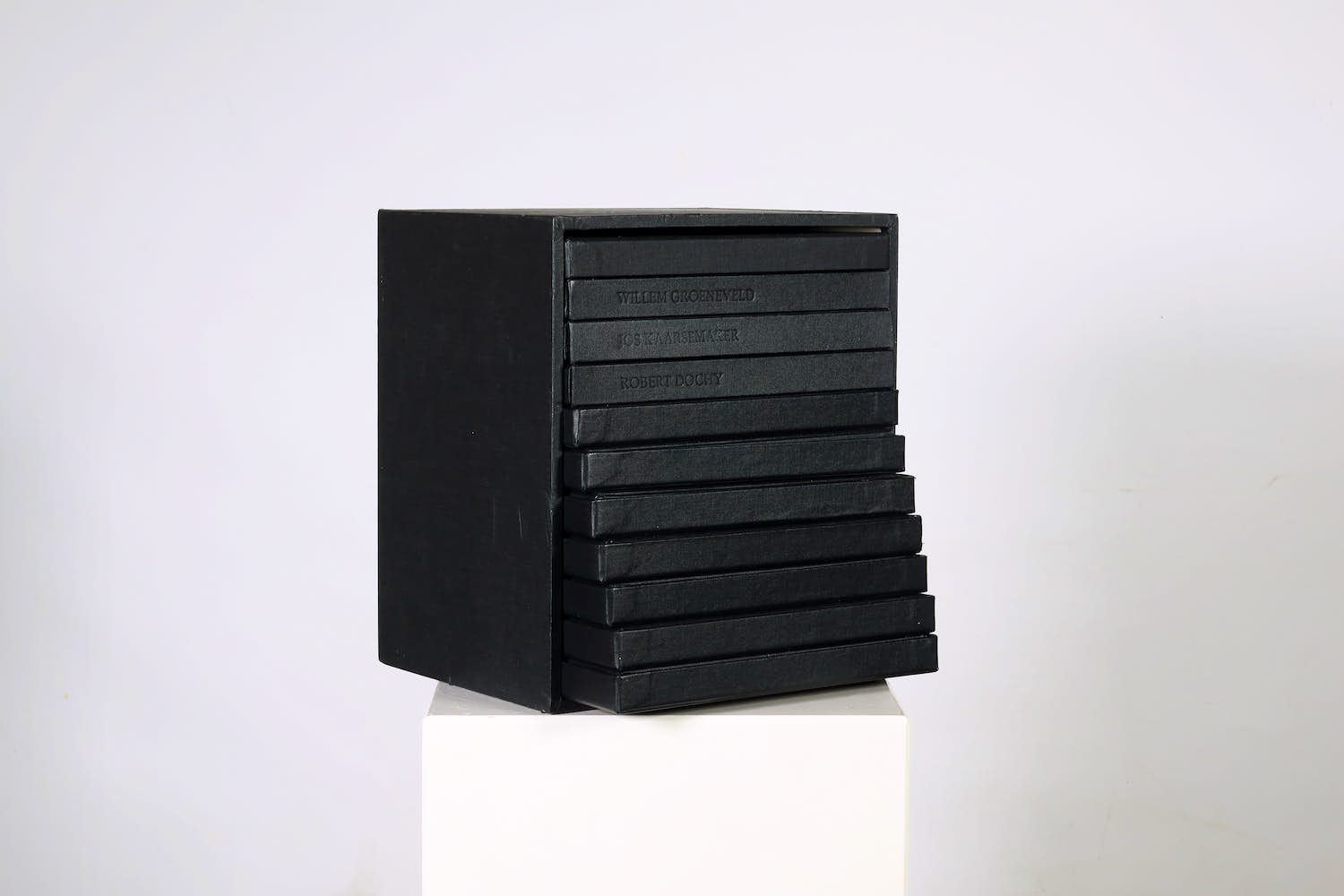 Frits Jansen - en andere! Kunstcassette met 11 doosjes, De Stijlloos verkocht voor € 1!