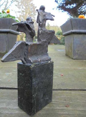 Eric Claus - de fluitspelers - dubbel gesigneerd! kopen? Bied vanaf 245!