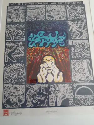 Frank Hulscher - Litho, Brainstorm. kopen? Bied vanaf 40!