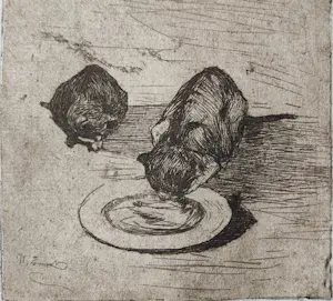 Willem de Zwart - Twee poesjes kaufen? Bieten Sie von 150!