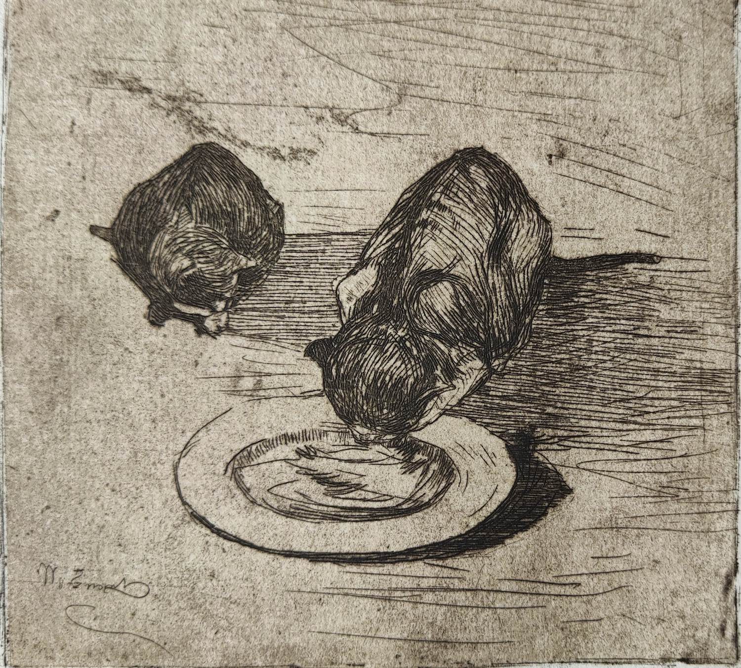 Willem de Zwart - Twee poesjes kopen? Bied vanaf 150!